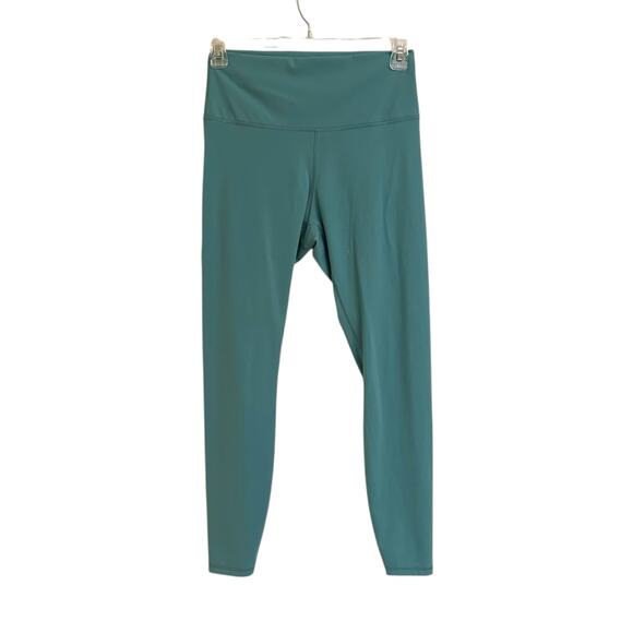 Everlane The Perform 24/7 Aqua Green Leggings  Size Large - Picture 1 of 5